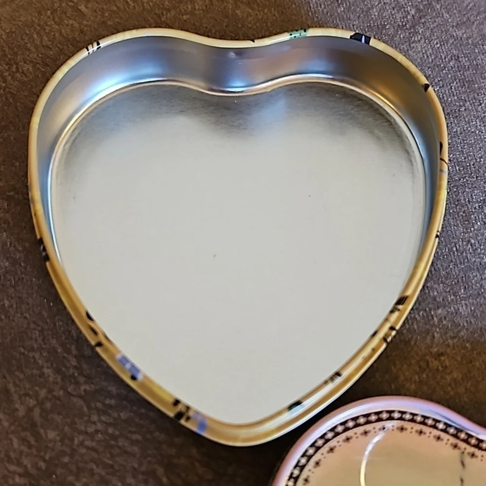 3/$30 BRIGHTON Floral Heart Jewelry Tin Box